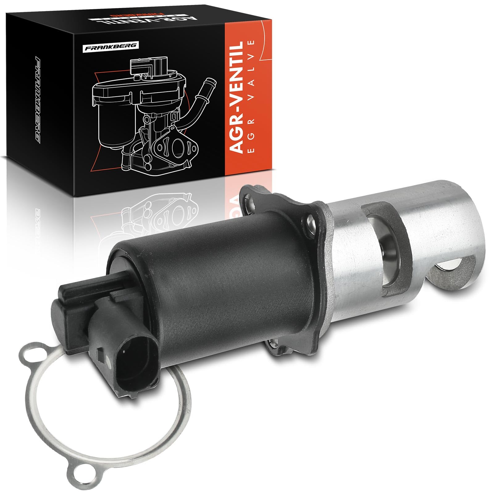 Frankberg Válvula EGR de recirculación de gases de escape 8200088888 | Compatible con Interstar Bus X70, Interstar Kasten X70, Master II Pritsche/Chasis ED/HD/UD, Trafic II Kasten FL