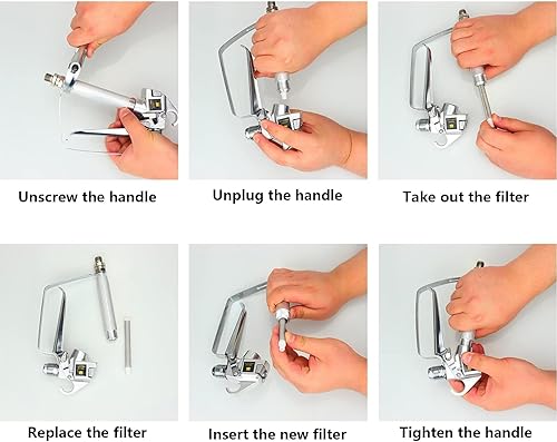 Miniatura 4 de Filtro de pistola de pulverización sin aire 60 malla tipo 0089958 0154842 pulverizador de pintura sin aire, accesorios de pulverización compatibles