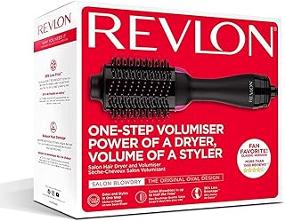 REVLON Pro Collection - Spazzola asciugacapelli volumizzante, 2 in 1, da salone di bellezza
