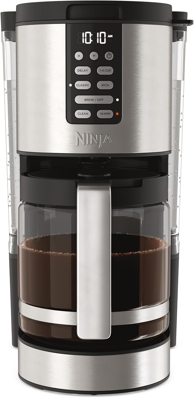 Ninja 14 Cup, Programmable Coffee Maker XL Pro with Permanent Filter, Stainless Steel
