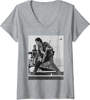 Womens Bruce Springsteen E Street Band Born In The USA Tour 1985 V-Neck T-Shirt