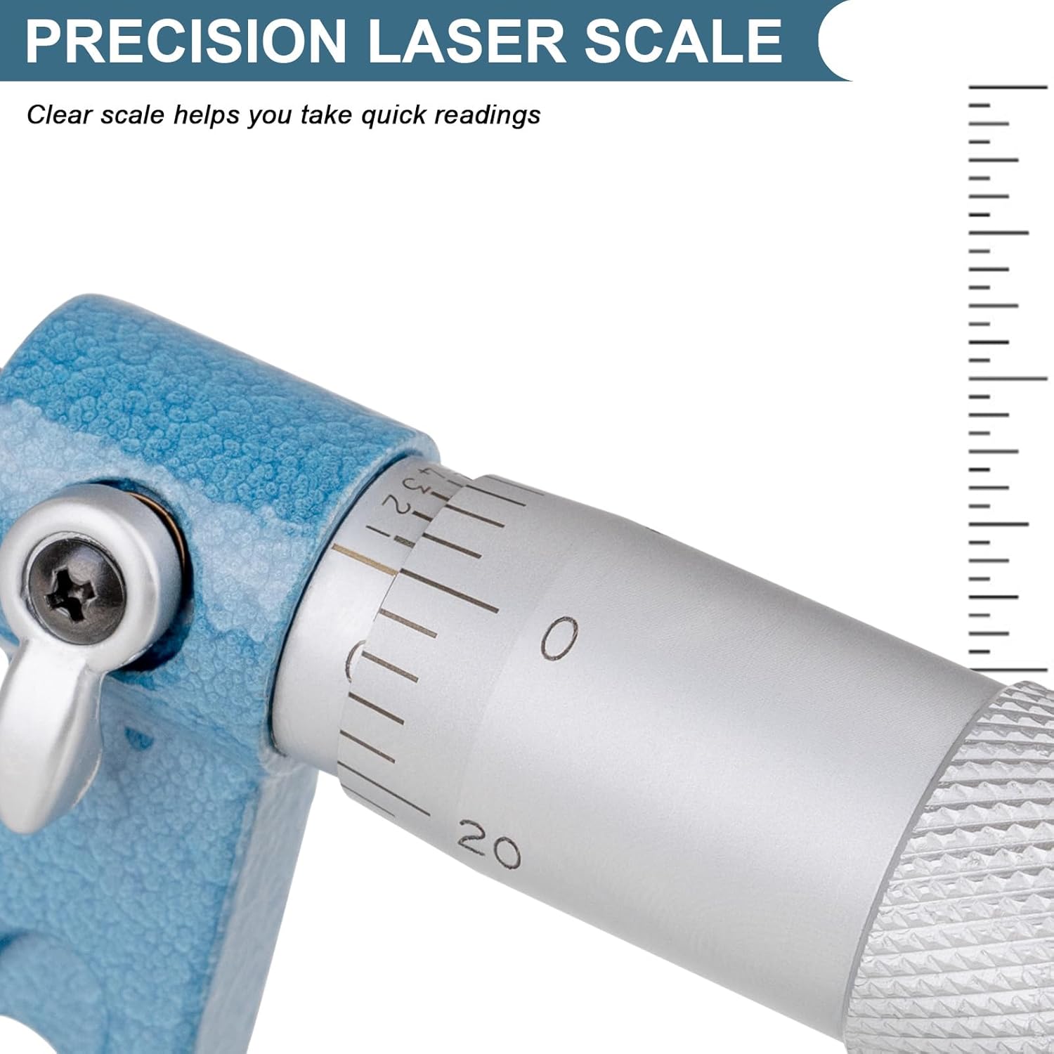 4PCS Micrometer Set, 0-1"/1-2"/2-3"/3-4" Machinist Outside Micrometer Measuring Tool, Ultra-Precision 0.0001" Graduation Micrometers, Professional Machinist Tools Set