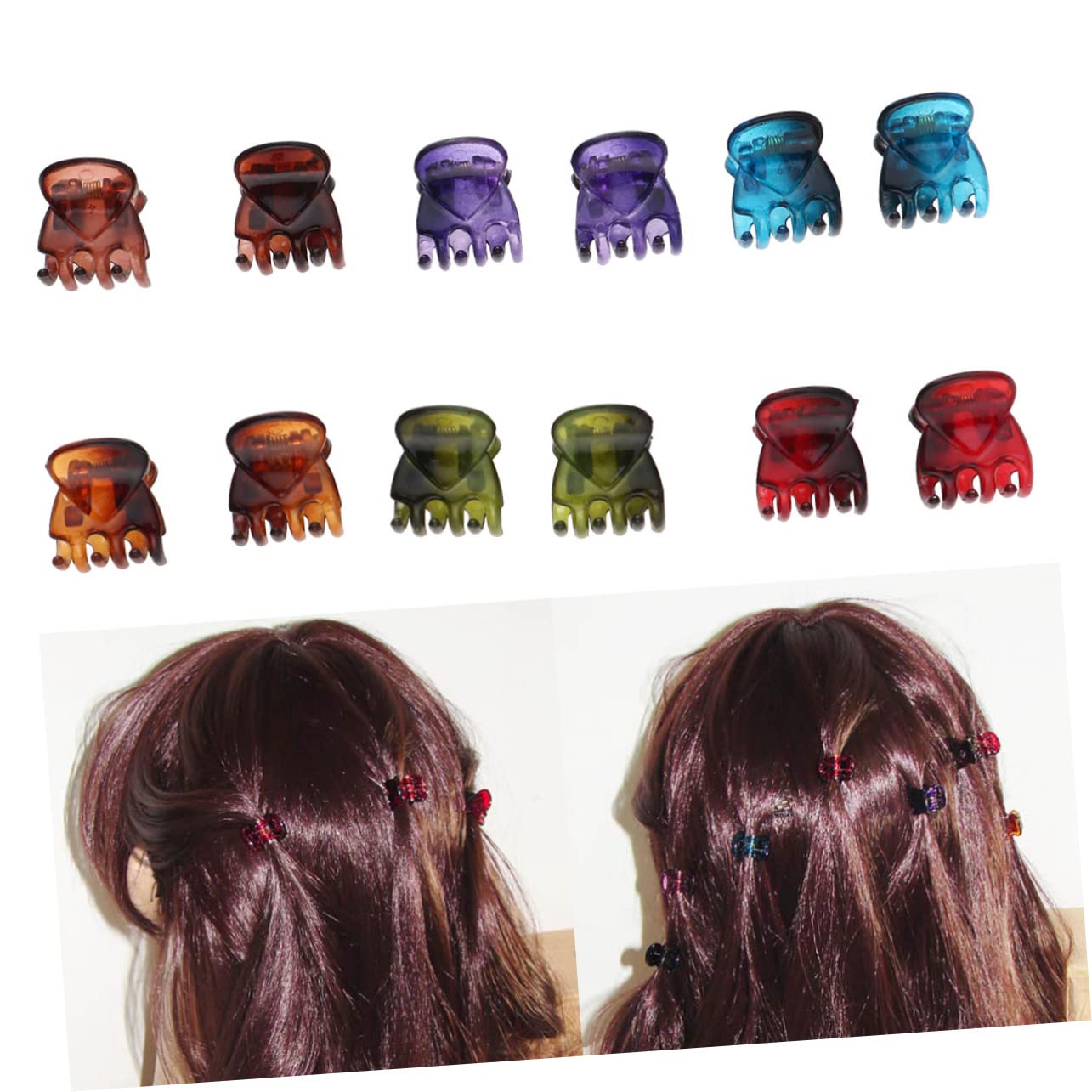 DOITOOL 144stücke Mini Haarklammern Kleine Haarspangen Für Damen Und Mädchen Für Kreative Frisuren Rutschfest Und Bruchsicher Perfektes Zubehör Für