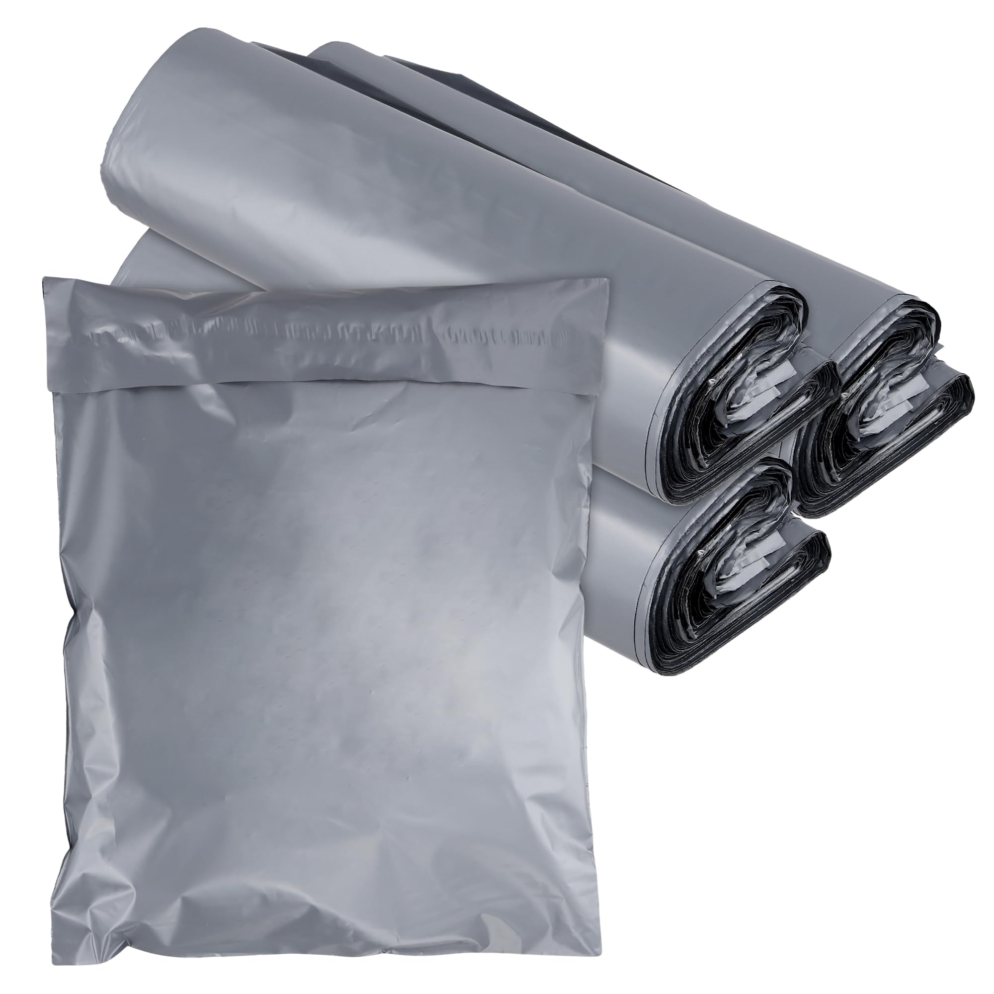 TAICHEUT 300 PCS Self Seal Mailing Bags, 35x25CM Grey Parcel Delivery Bags, Plastic Envelope Mailers for Clothes, Vinted Shipping, Package Packaging
