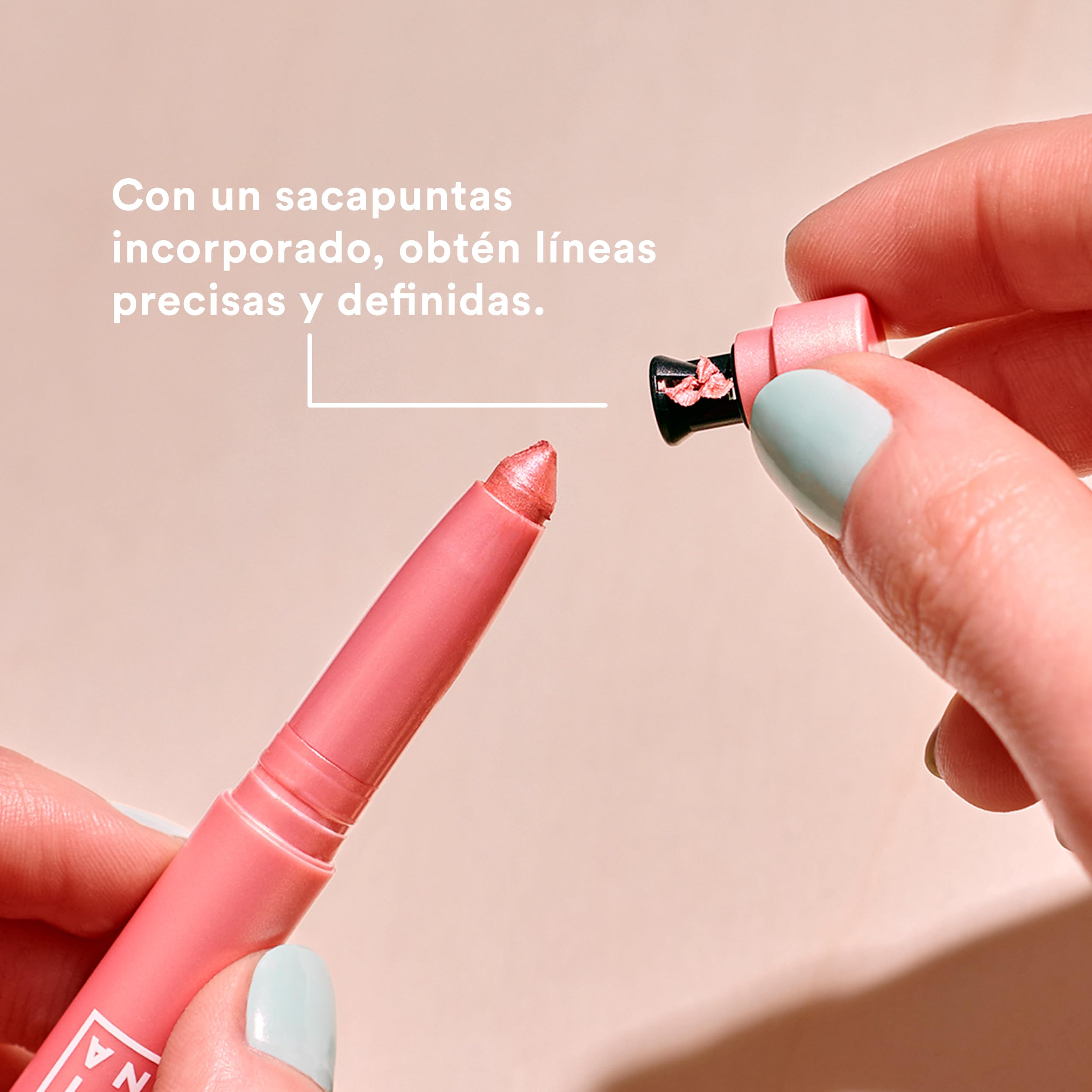 3INA MAKEUP - The Eye Primer + The 24h Eye Stick 503 + The 24h Level Up Mascara 900 - Prebase de ojos - Sombra de Ojos en Barra Cremosa - Máscara de Pestañas Negra - Vegan - Cruelty Free