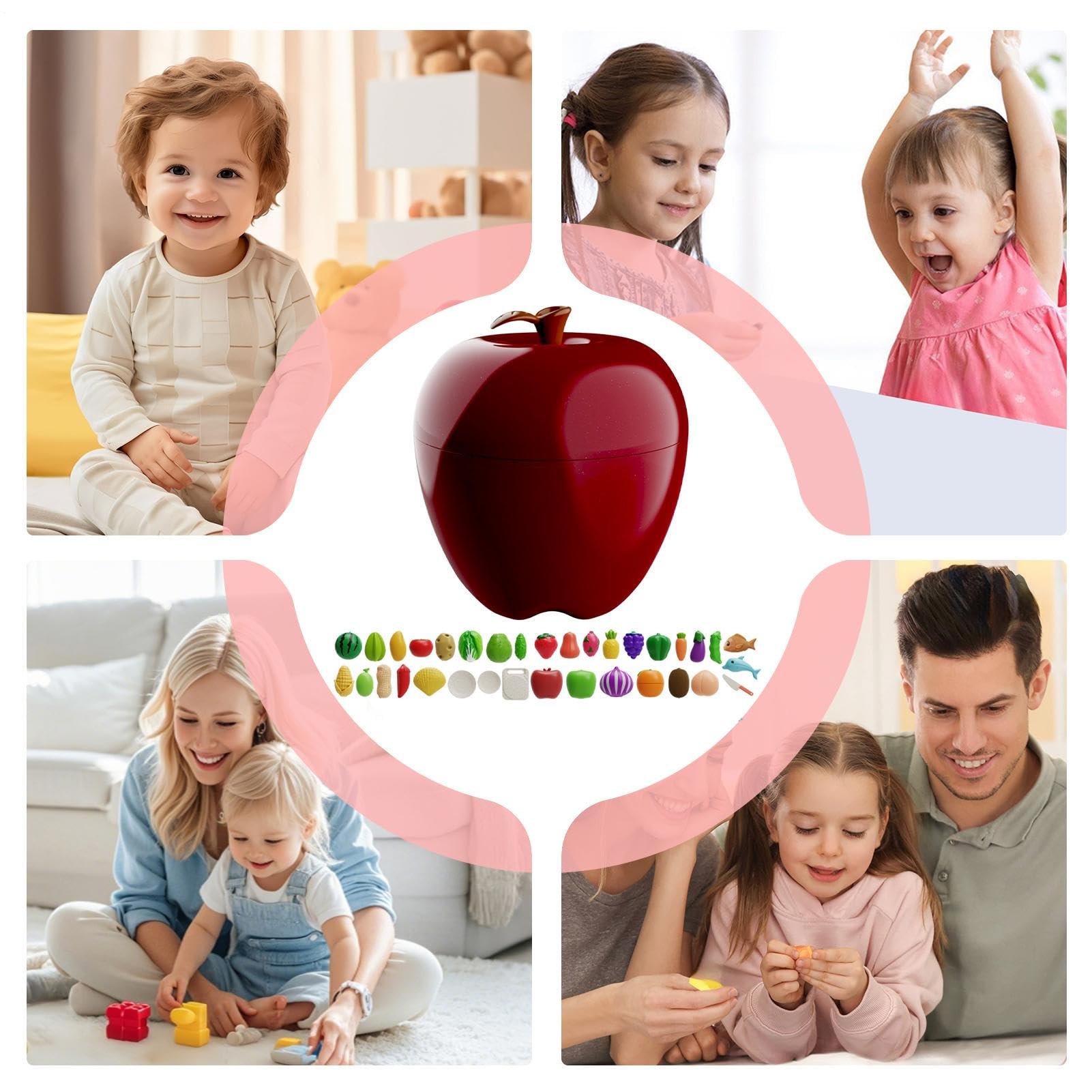 Juguetes de frutas para cortar Verduras falsas educativas