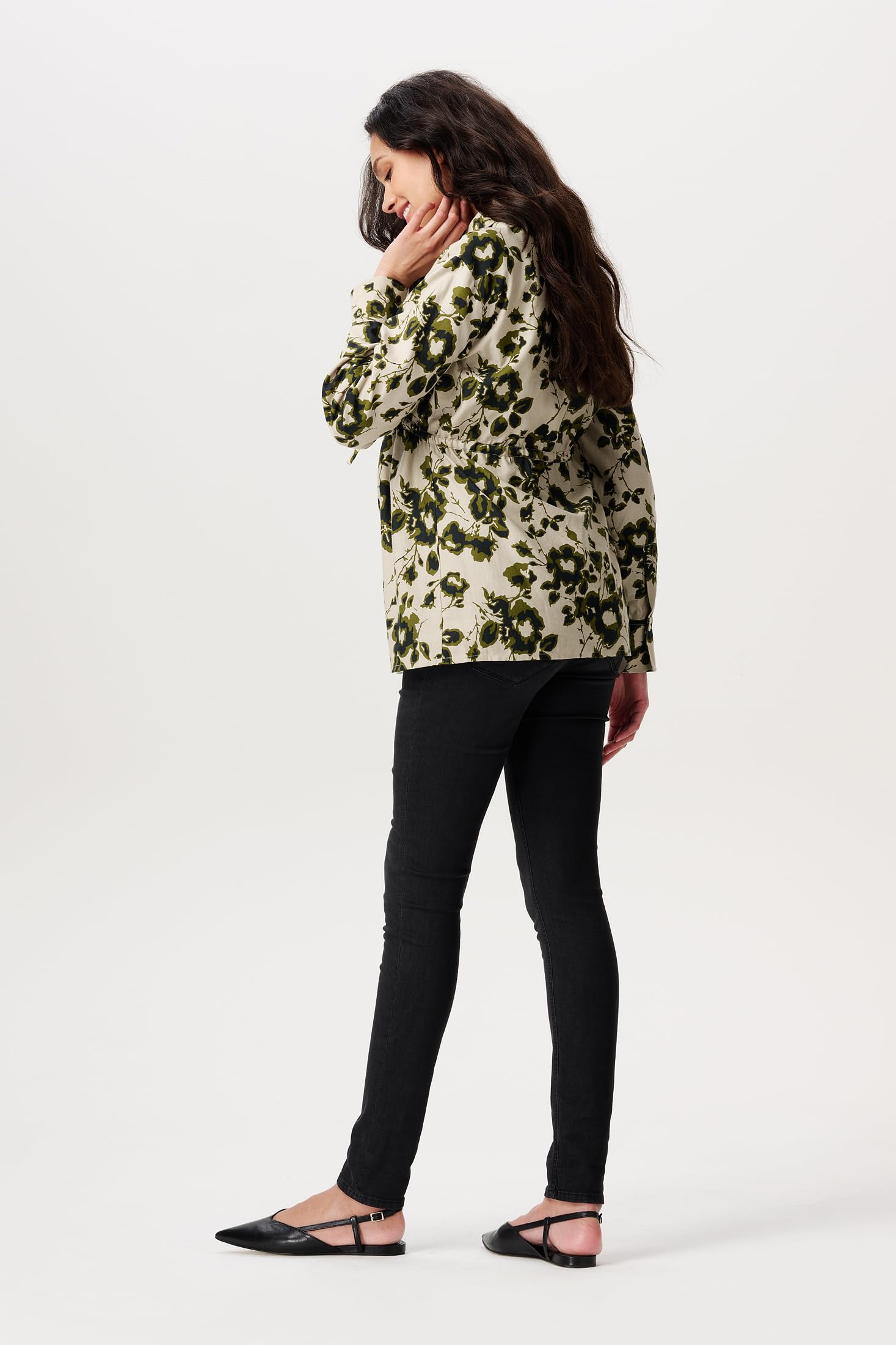 Perho Nursing Blouse-Maniche Lunghe Camicia da Donna