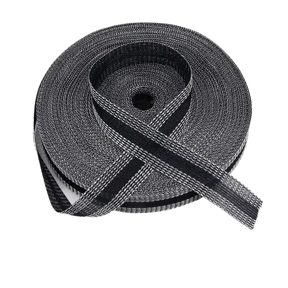 VONCYKI Pant Edge Shorten Paste Tape Self-Adhesive Iron-On Patch Hem For Pants Trousers Shorten Repair Fabric DIY Clothing Sewing Tools(Black,25m)
