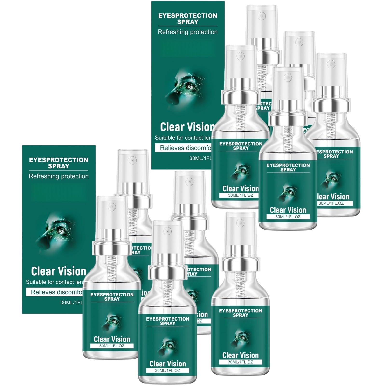 Luteinowy spray do okolic oczu, odświeżająca mgiełka nawilżająca 30 ml