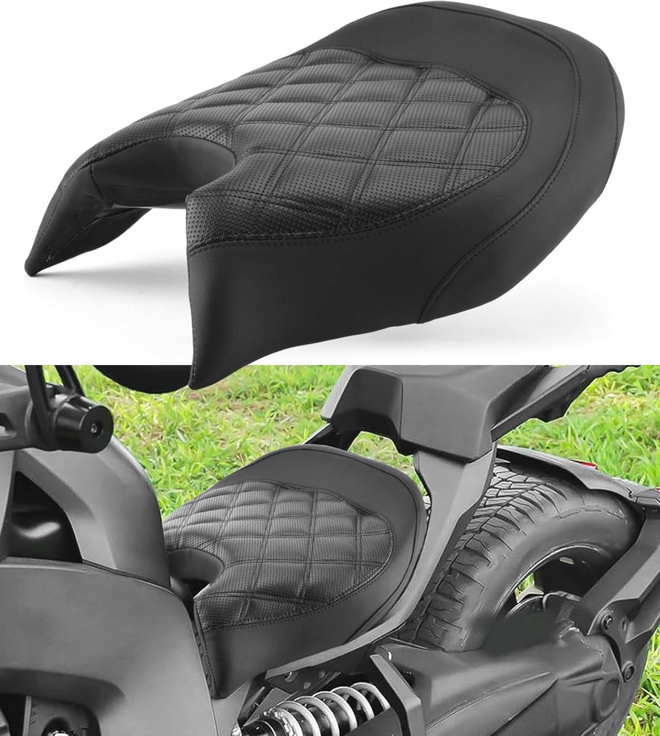 Ergonomic Comfort Driver Seat Rider Cushion Compatible with Can-Am Ryker 600 900 ACE,Rally Edition 2019-2025 & Ryker Sport 2022-2025