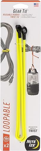 Miniatura 9 de Nite Ize, Inc. GLL24-01-2R3 Nite Ize Gear Loopable, el original bucle integrado resistente de goma reutilizable, 24 pulgadas, negro, paquete de 2,