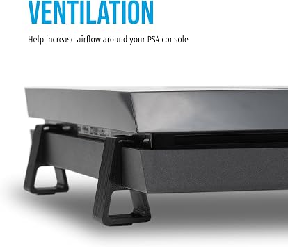 Glistco Simple Feet - Horizontal Stand/Feet Compatible with PlayStation 4 (Original)