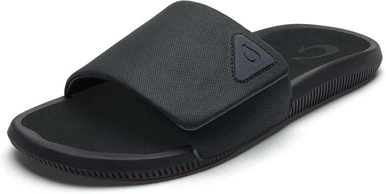OluKai Mens Ulele Slide Sandals, Everyday Water-Friendly Shoes, Superior Traction on Wet Surfaces, All-Day Comfort & Arch Support