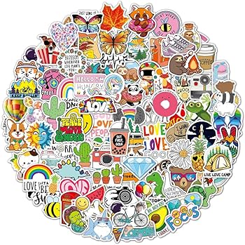 新品海外マステ＆ステッカーまとめ売りセット＋③ ステッカーセット / つのがい