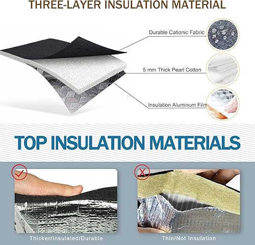 Miniatura 5 de Bolsas de almuerzo para mujer, aisladas, reutilizables, con bolsillo interno, bolsa de almuerzo para el trabajo (flores coloridas)