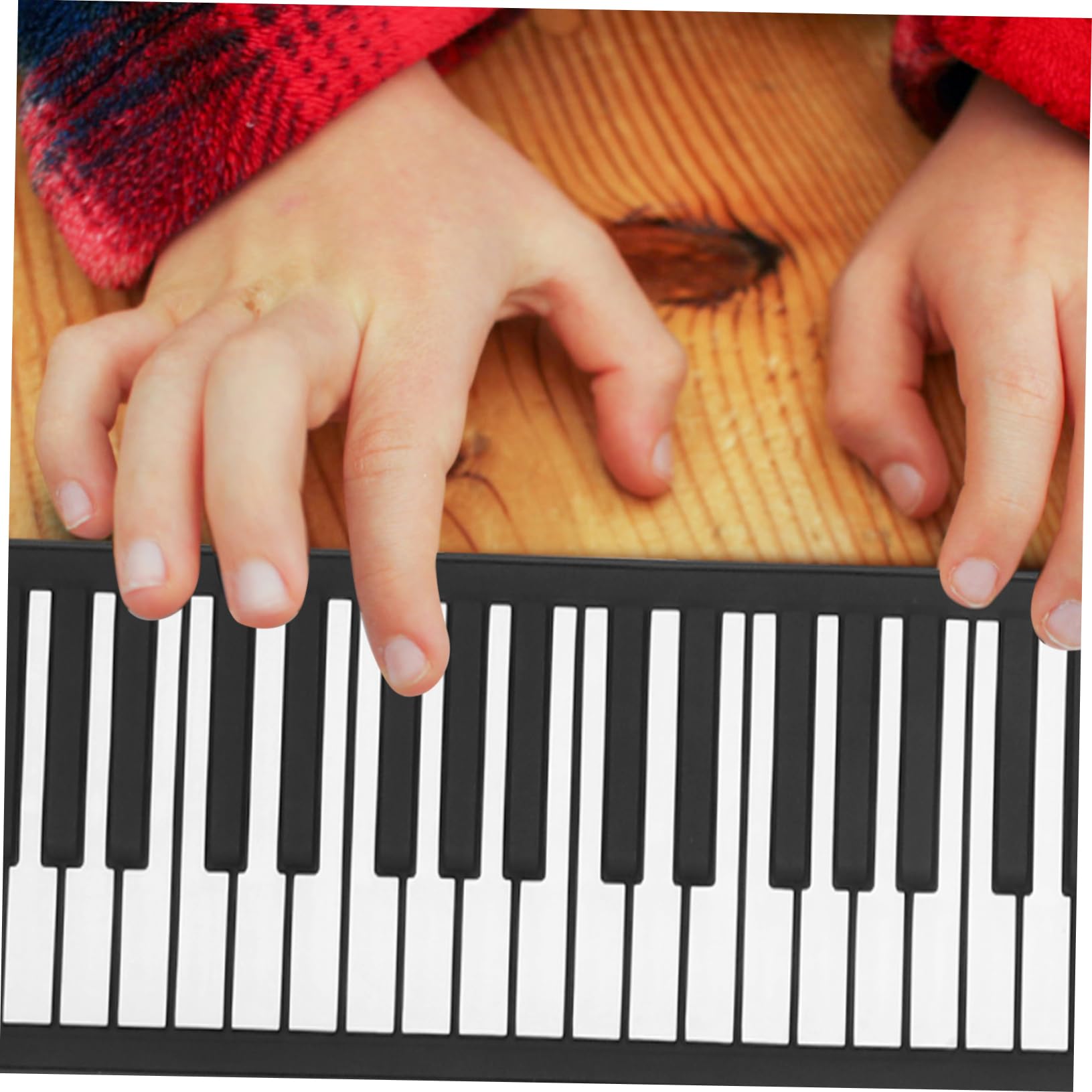 Pianoforte in Silicone con Altoparlante Integrato Portatile Pieghevole 88 Tasti e Alimentazione Usb, Tastiera Elettronica Roll Up per Principianti in Viaggio
