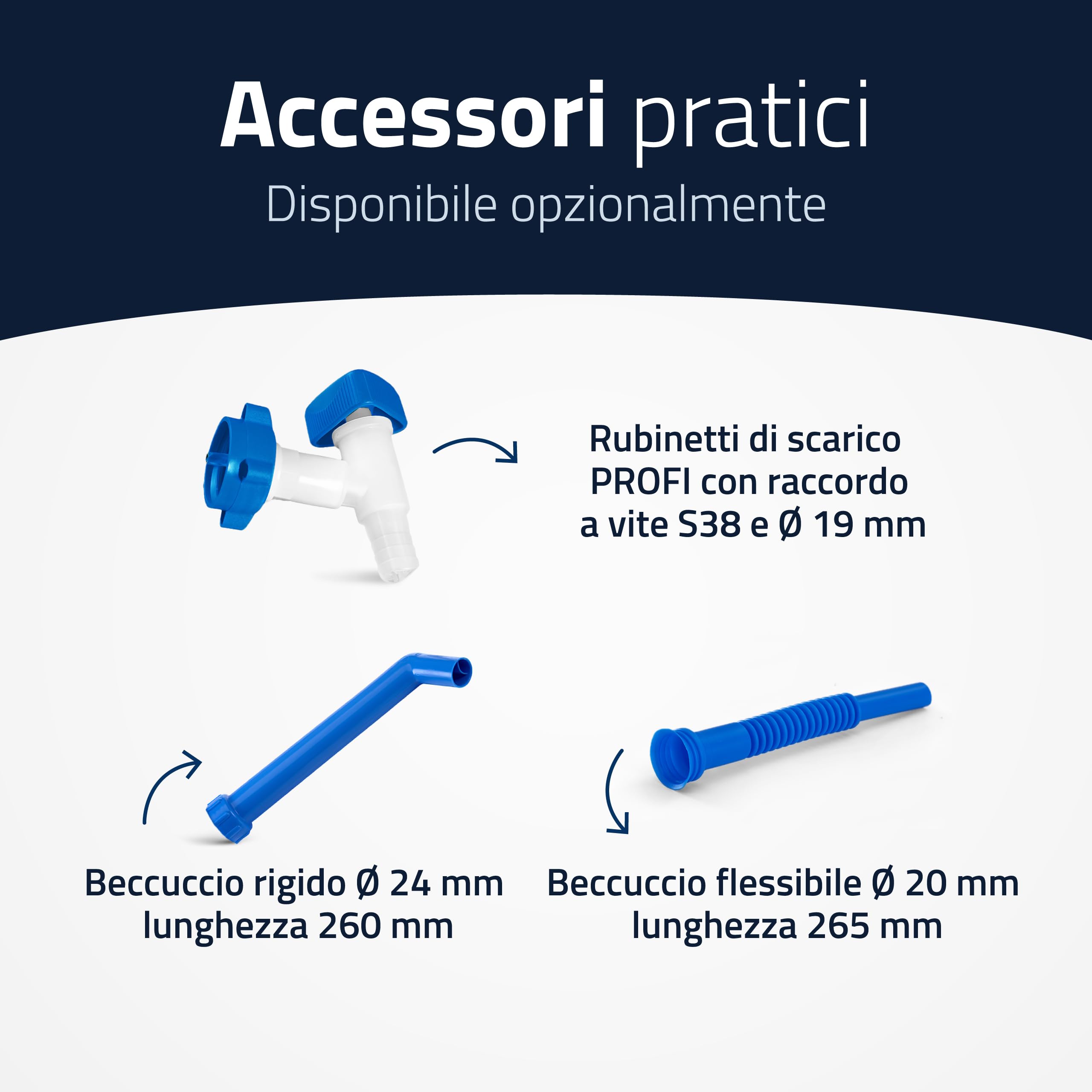 hünersdorff Tanica per acqua ECO con tappo avvitabile, 2 l, 810250