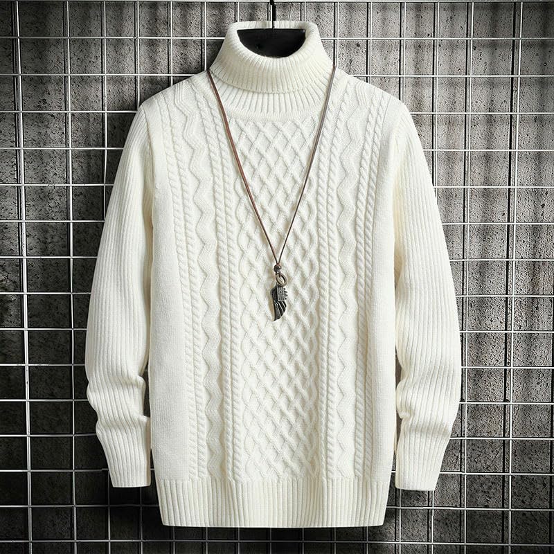 Pull pour homme style coréen idéal pour les sorties urbaines et soirées d'hiver - 7
