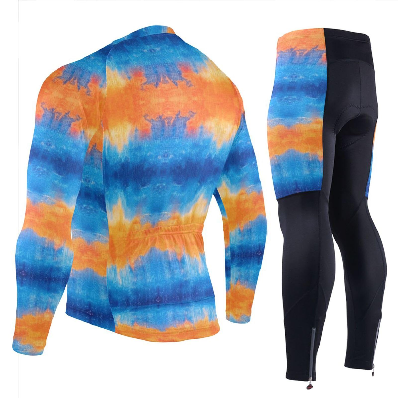 Radtrikot mit Taschen, schnelltrocknend, für Herren, 3D-gepolstert