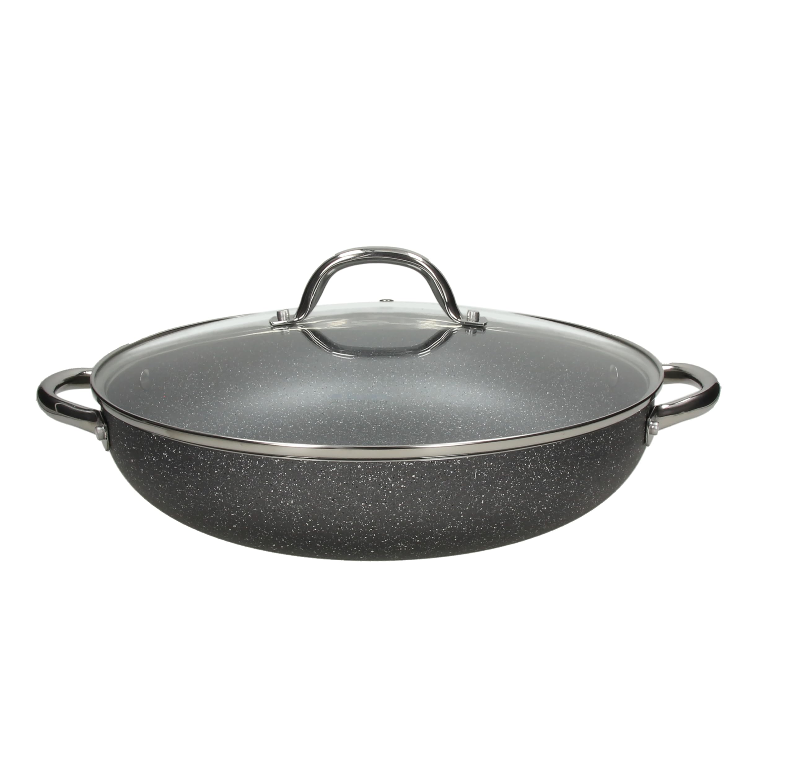 Tognana Big Family 32 cm Aluminium Casserole Dish with Lid, Grey