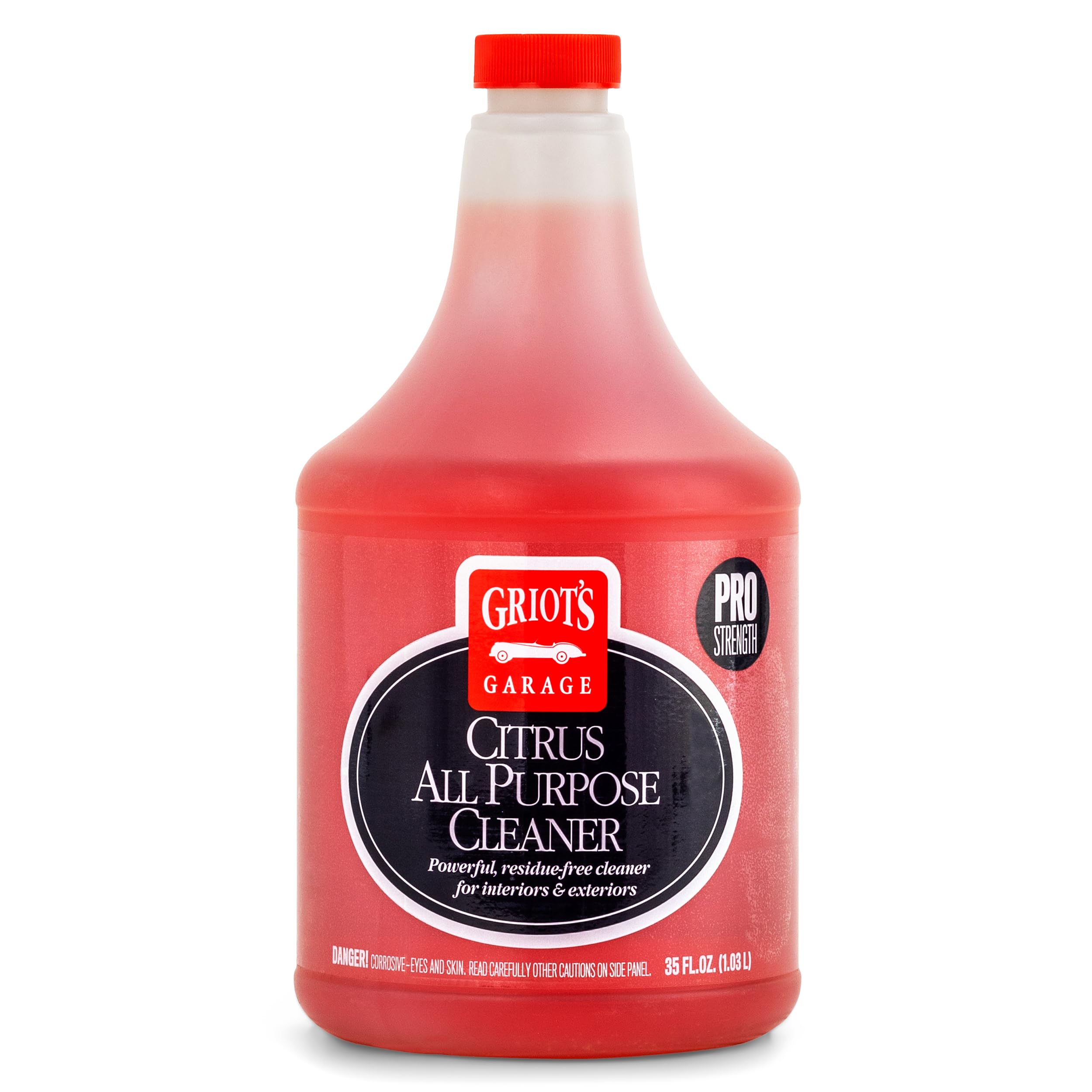 Citrus All Purpose Cleaner for Car Detailing, Works for Exterior and Interior Surfaces Including Carpet, Upholstery, Vinyl, Plastic, and More, 10815, 35oz