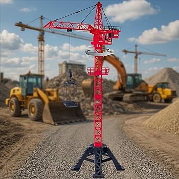 Grue Télécommandée Titan 150cm Dickie Toys – Rotation 360°, Lumière, Accessoires, Pour Enfants Dès 3 Ans (piles Incluses)