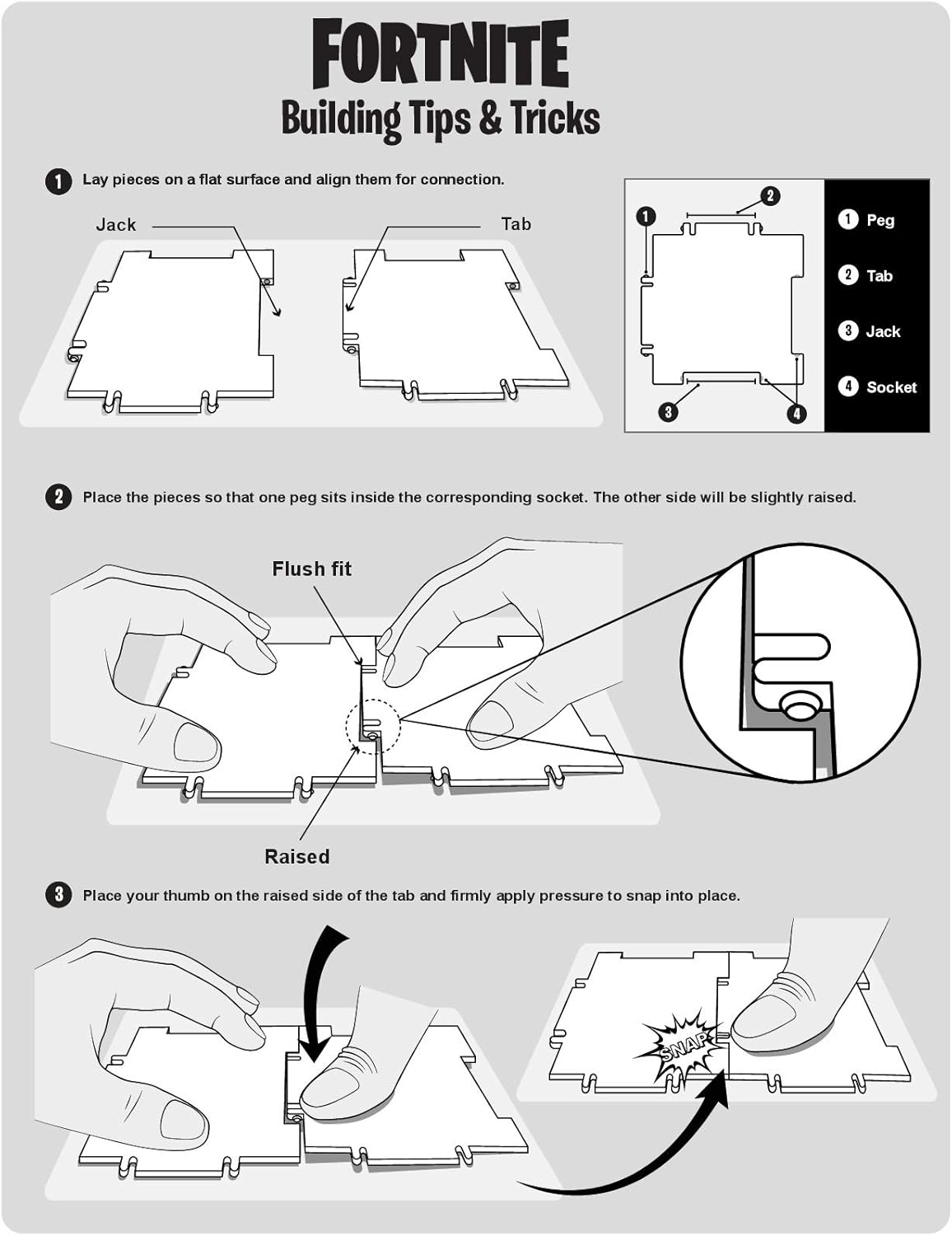Jazwares Fortnite Squad Mode 4 Figure Pack