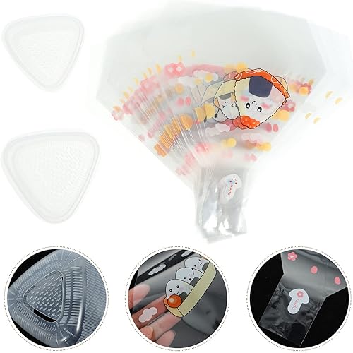 Miniatura 8 de Yardwe 1 Unidades De Bolsas De Embalaje De Bolas De Arroz Envolturas De Sushi Envolturas Decorativas Onigiri Envolturas Onigiri Decoración Onigiri