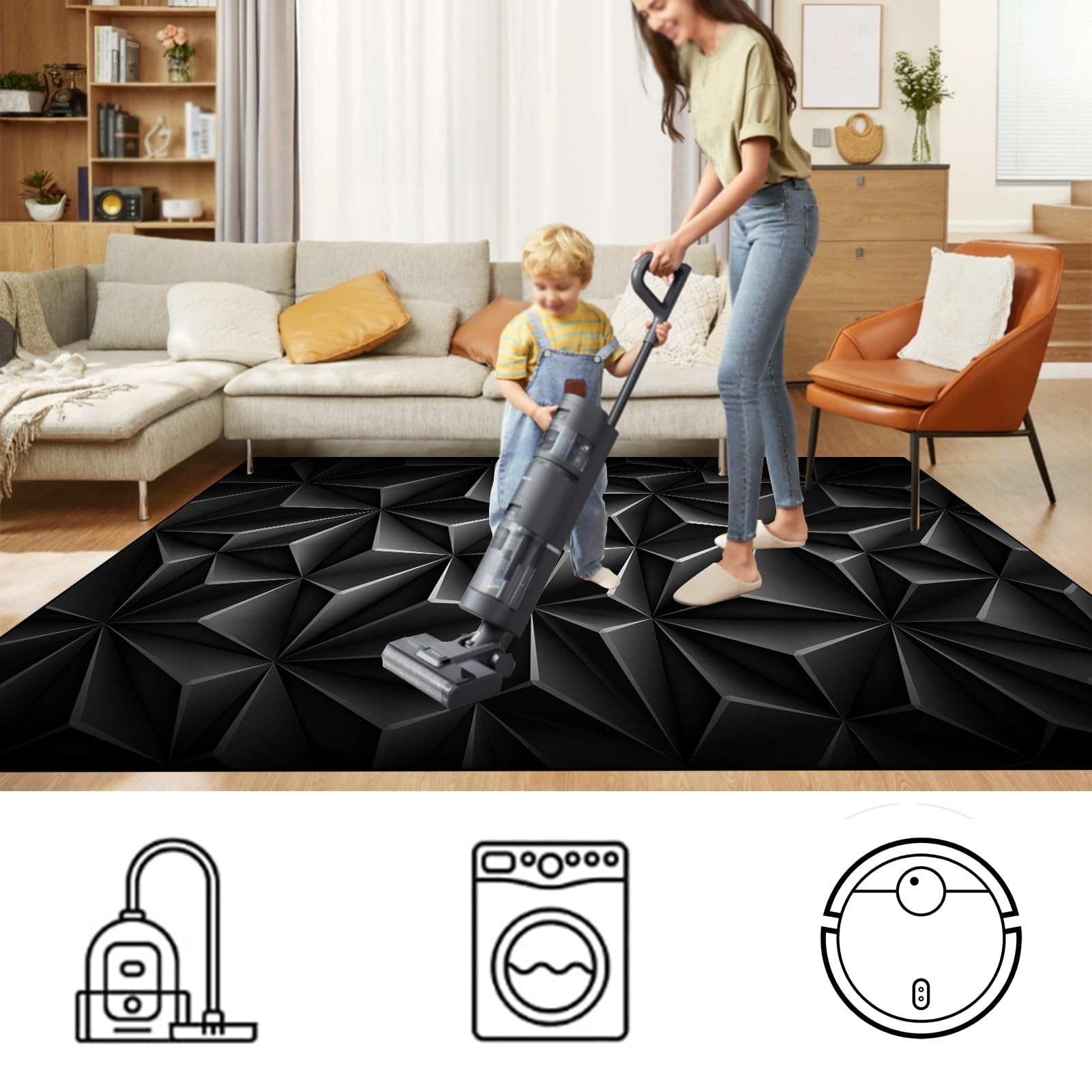 Tappeto Sedia Ufficio Gaming, Tappetino di Protezione, Tappeto di protezione del pavimento, Tappeto Salvapavimento Antiscivolo, Proteggi Moquette Multiuso Tappeto Protettivo Sotto sedia 70 x 100 cm