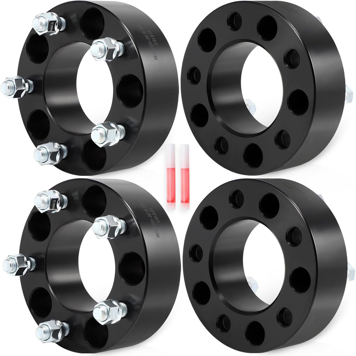 ECCPP 4PCS 5x5 to 5x5 Wheel Spacers Lug Centric 2" (50mm) 5 Lug for C1500 Suburban 1992-1999 for Express 1500 1996-2002