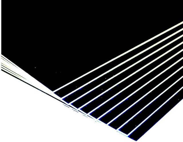 A2 X Mount Black Board (Pack of 10) 1500 microns Black Board Backing Modelling