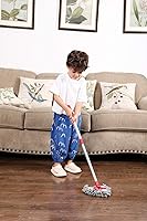 Vista 6 de Mini limpieza de limpieza de microfibra de chenilla tipo extensión, fregona de polvo de Little Helper, fregona de limpieza para niños pequeños