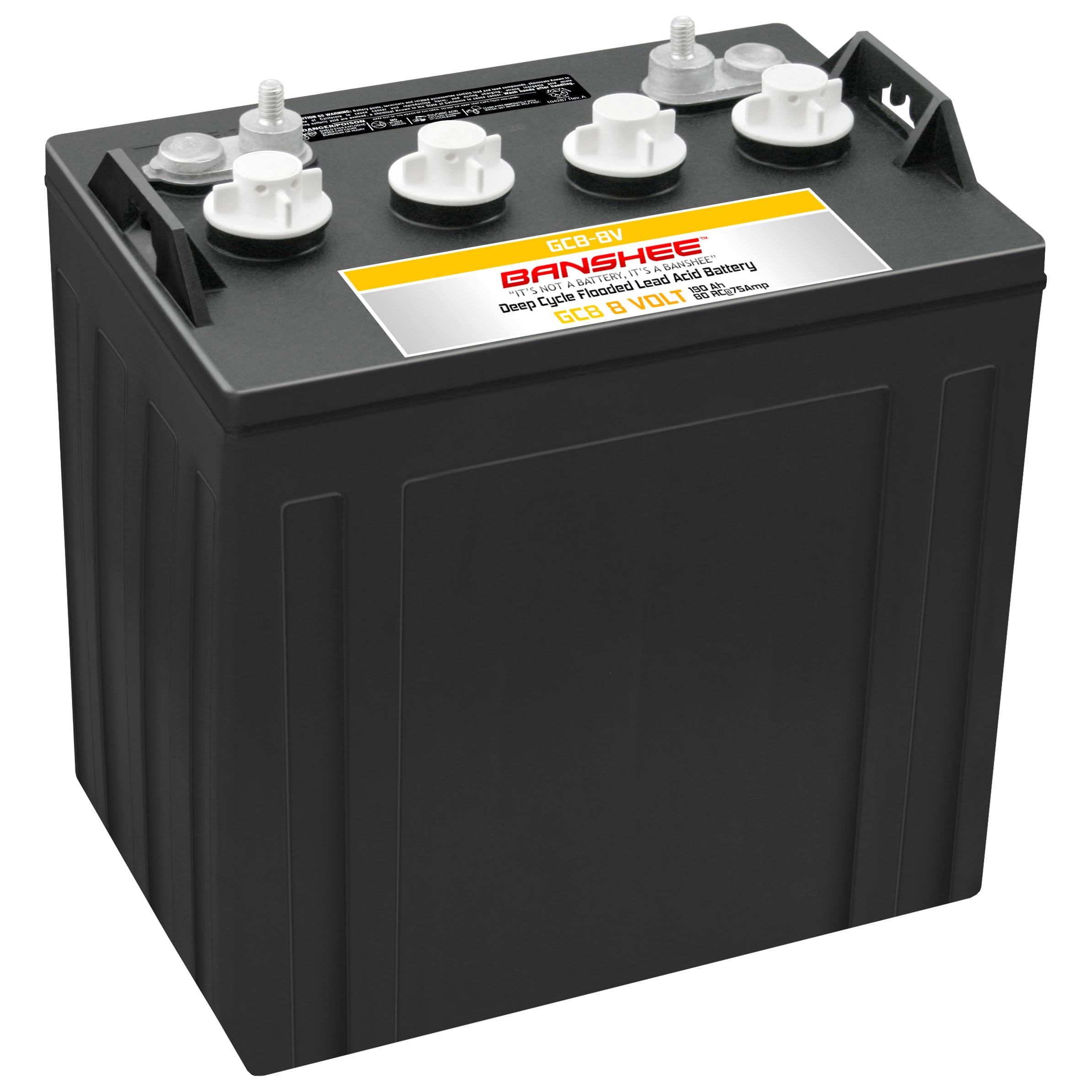 Amazon.com : Banshee GC8 8V Golf Cart Battery, 190Ah 80RC High