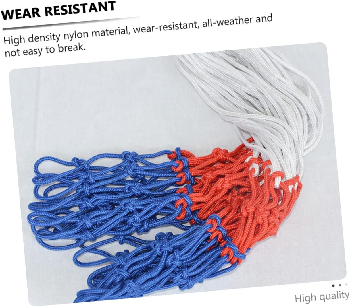 Kisangel Basketball Net Netting Shots Net Nets Basket Ball Indoor Net Basketball Rims Chain Net Heavy Duty