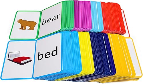 384 Juego de cartas a juego de cartas de concentración y memoria, incluye animales, comida, familia y mucho más