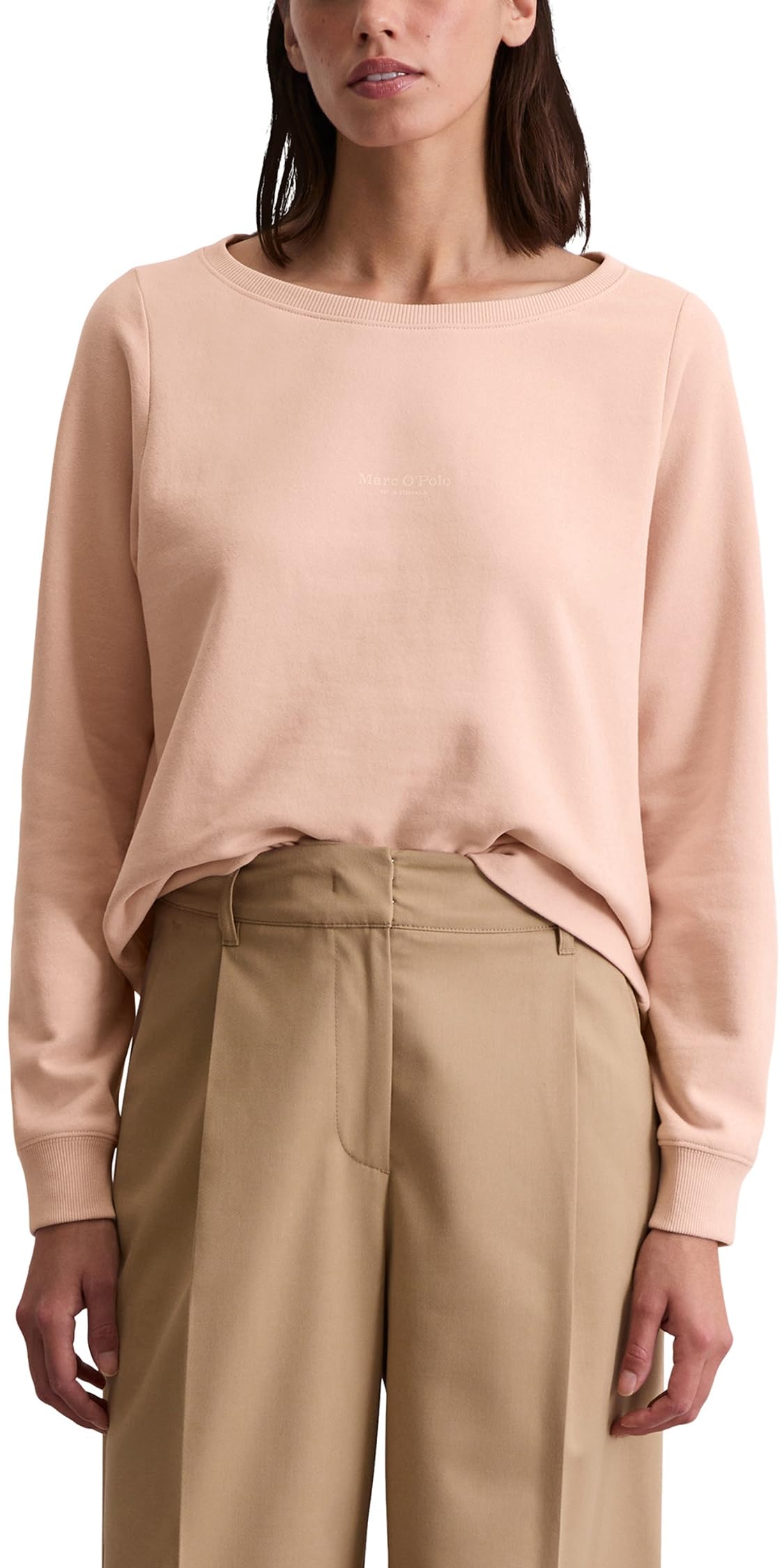 Marc OߴPolo Damen Sweatshirt aus Bio-Baumwolle Relaxed Fit