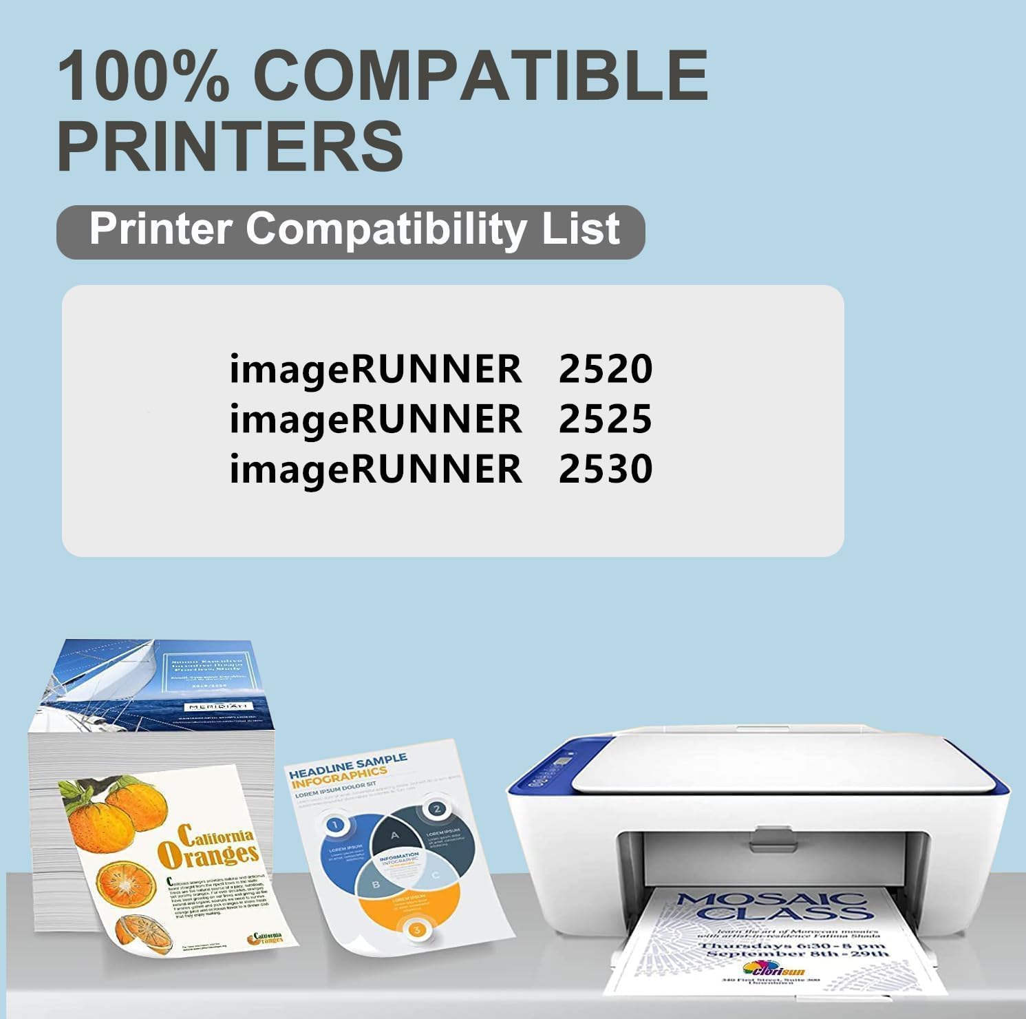 AQINK FM4-3367-000 FM4-3367-010 FM4-3367-020 Fuser Unit Replacement for Canon FM4-3367-000 FM4-3367-010 FM4-3367-020 Fuser Unit Compatible with Canon imageRUNNER 2520 2525 2530 Printers (1-Pack,110V)