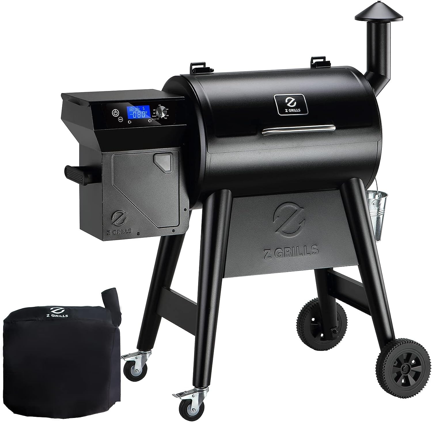 Z GRILLS 450B 2022 NEW Model Wood Pellet Grill & Smoker with a PID Controller, 459 sq in Cooking Area