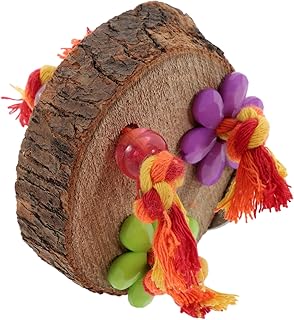 NUSITOU Brinquedo Para Mastigar Papagaio Brinquedos Para Mastigar Brinquedos Para Calopsita Brinquedos Para Pássaros Para Gaiola Plataforma Poleiro De Pássaro Gaiola De Papagaio Brinquedo