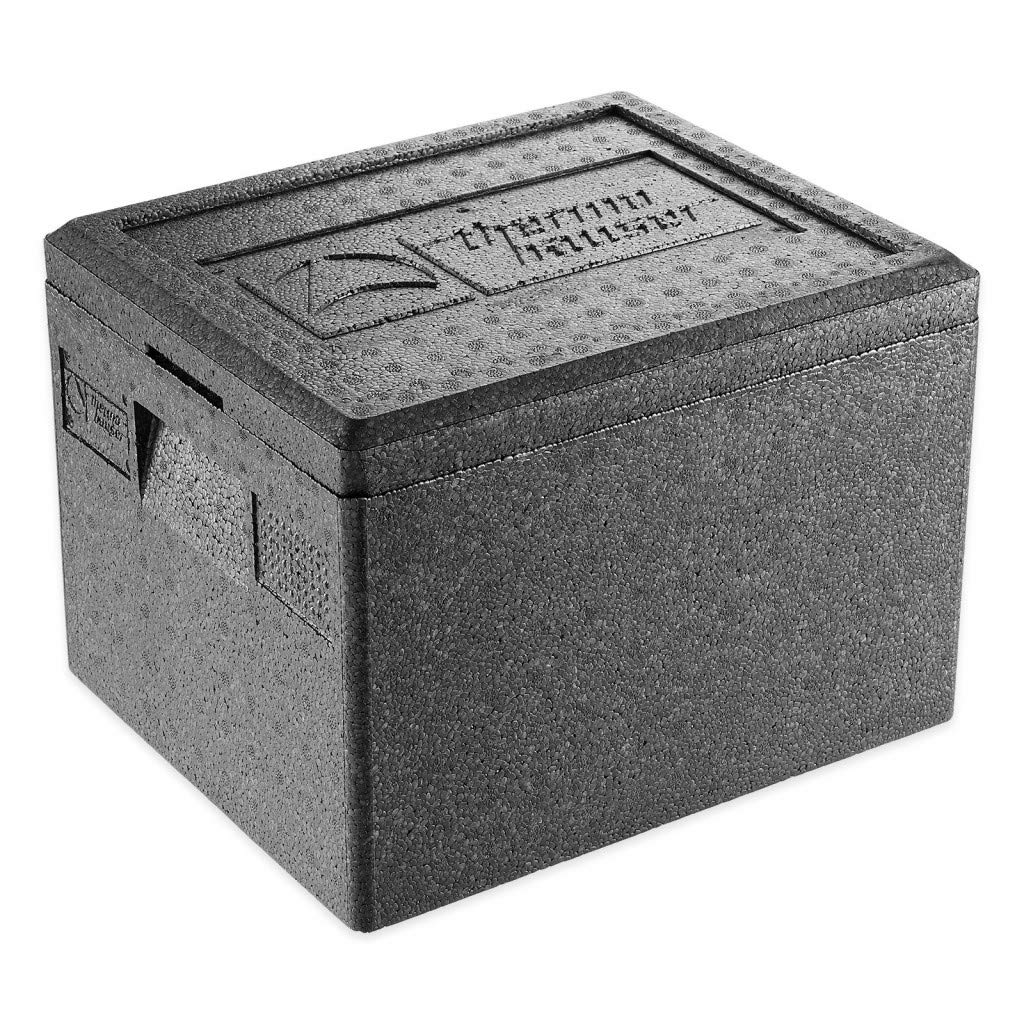 thermohauser Scatola termica EPP GN 1/2 con coperchio, 19 litri, 39 x 33 x 28 cm