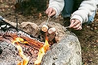 Vista 5 de 300 brochetas de bambú de 6 pulgadas, pinchos de madera para aperitivos, palitos de kabob, frutas, barbacoa, parrilla, fuente de chocolate, pollo