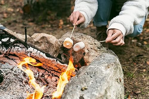 Miniatura 5 de 300 brochetas de bambú de 8 pulgadas, pinchos de madera para aperitivos, palitos de kabob, frutas, barbacoa, parrilla, fuente de chocolate, pollo