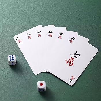 Amazon.co.jp: 中国麻雀トランプ、144麻雀タイル、大きな