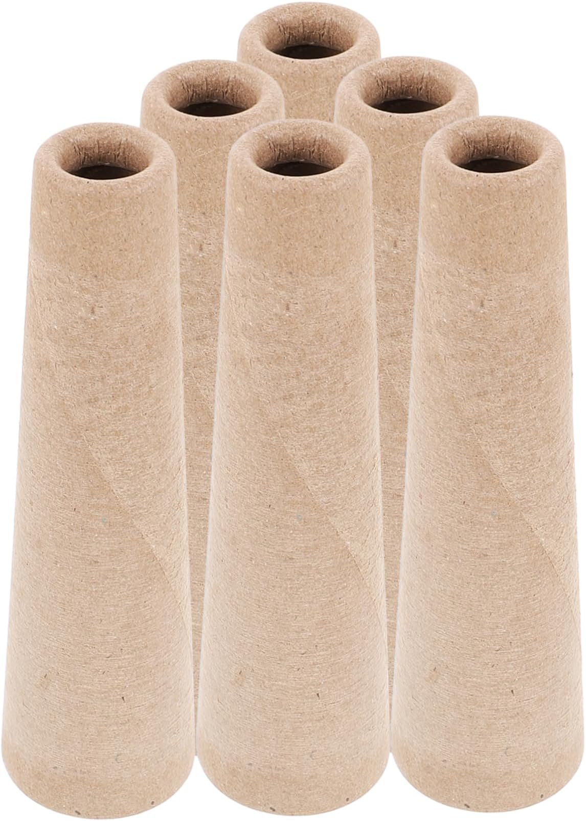 OHPHCALL 5-Pack Cardboard Tubes for Yarn Ball Winding 6.88X1.96In Paper Operated Knitting Tubes Accessories for Textile Machines and Crafting