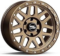 Vista 1 de RockTrix RT110 - Rueda de 17 pulgadas, patrón de pernos de 6 x 5.5 pulgadas, diámetro interno de 4.17 pulgadas, bronce mate, 1 unidad