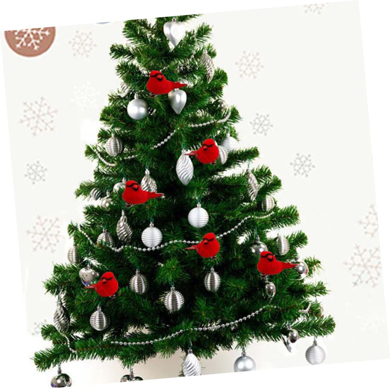 FOMIYES Decorazione Natalizia 30 Pz Ciondolo Uccello Rosso Di Natale De Para Guirnaldas Artificiales Para Uccelli Di Natale Ciondolo Artificiale Cardinale Uccello Femmina Schiuma
