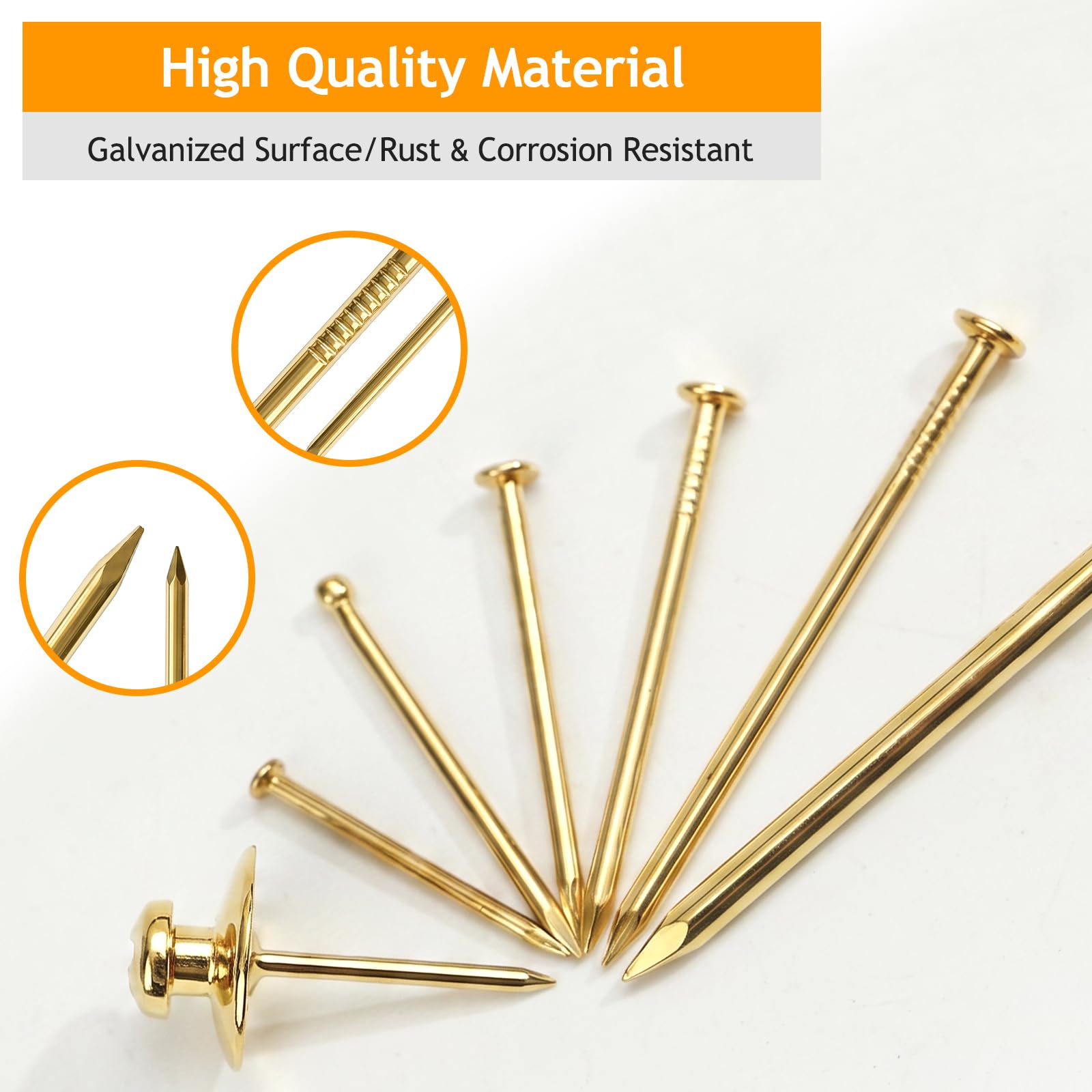 KURUI Picture Hanging Nails - 340 Pcs Kit -5