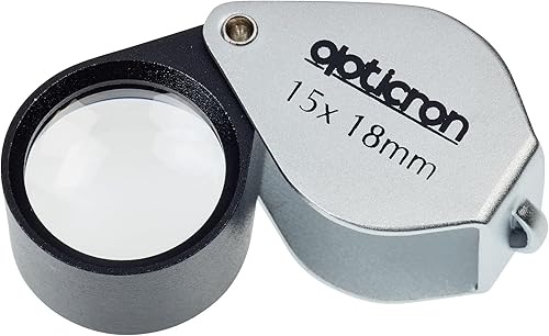Miniatura 7 de Opticron Lupa plegable de metal de 0.394 x 0.709 in (0.7")