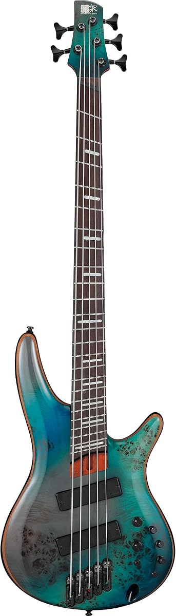 Ibanez Bass Workshop SRMS805 Bajo multiescala de 5 cuerdas - Fondo marino tropical