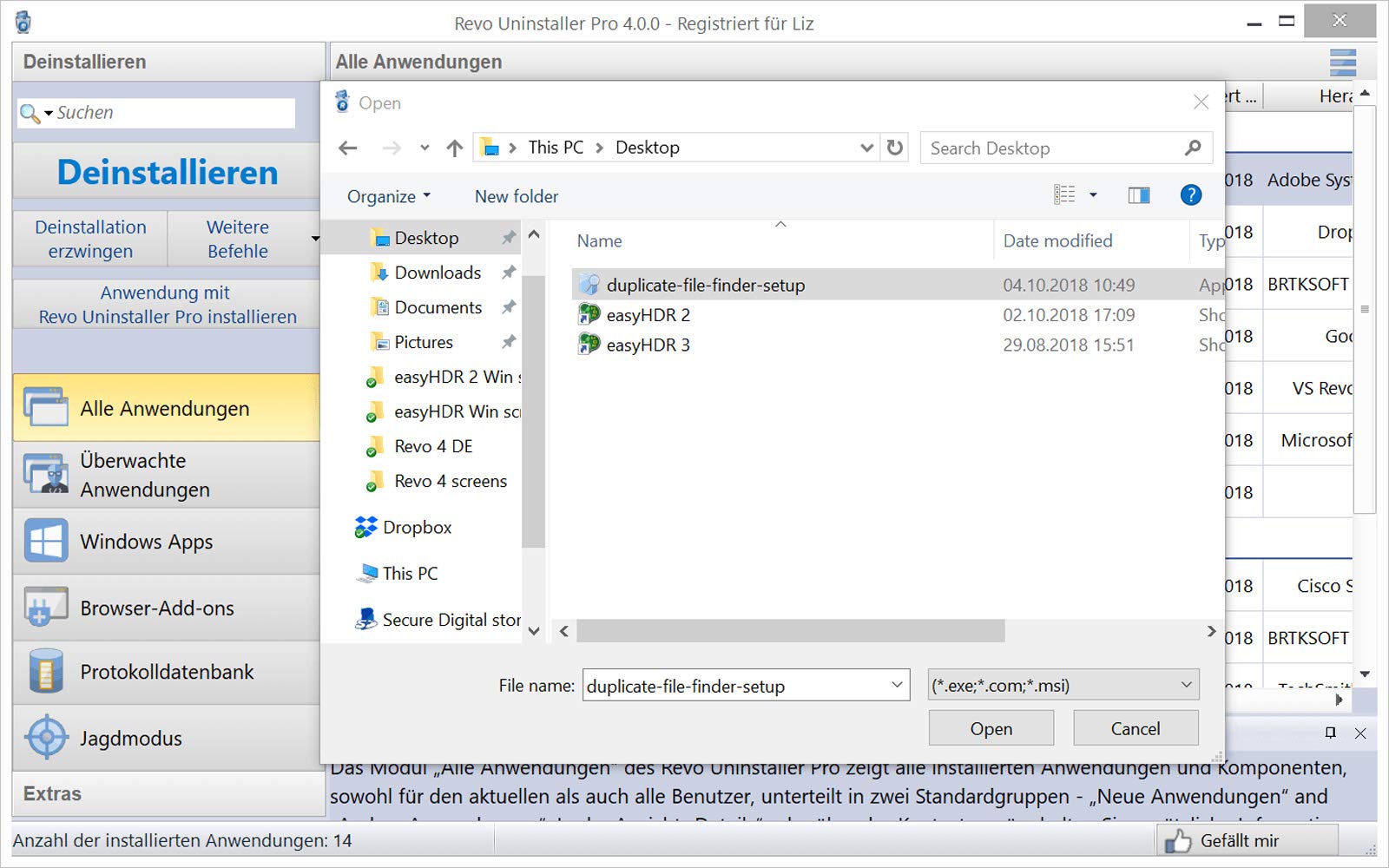 Revo Uninstaller Pro 4 | 1 Gerät | PC | PC Aktivierungscode per Email